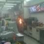 Sevel Matraman Terbakar