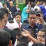 Siswa Sekolah di Cengkareng Histeris Bertemu Jokowi