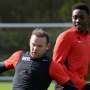 Rooney Cedera Saat Latihan