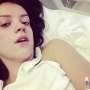 Keracunan, Lily Allen "Selfie" dengan Selang Infus 