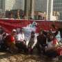 Pendukung Jokowi-Prabowo Bertarung di Car Free Day