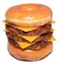 Burger Donat Kreasi "Krispy Kreme"