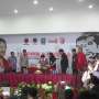 Hari Pertama Kampanye, Megawati Potong Tumpeng untuk Jokowi