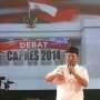 Debat Capres, Jokowi Pakai Batik, Prabowo Kemeja Putih 