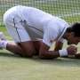 Aksi Aneh Djokovic Merayakan Kemenangan di Wimbledon