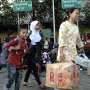 Penumpang Terminal Grogol Terlantar Imbas Jembatan Amblas