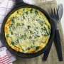 Lezatnya Sarapan Omelet Bayam Bertabur keju