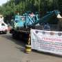 Empat Mobil Derek Siaga di Dekat Apartemen Kalibata City