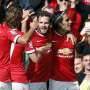 Gol Falcao Bawa MU Raih Kemenangan Ketiganya