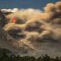 Debu Vulkanik Gunung Sinabung Menyebar Hingga Binjai