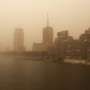 Seramnya Penampakan Badai Pasir di Langit Kairo