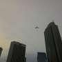 Lima Paramotor Terbang dari Monas Turun di Senayan