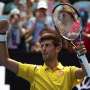 Menang di Babak I, Djokovic Kirim Pesan Mesra Untuk Sang Istri