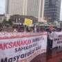 Masyarakat Adat Tagih Janji Jokowi di Bundaran HI