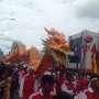 Cap Go Meh di Pontianak, Barongsai Ditantang Ambil Angpao