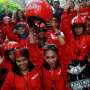 100 "Lady Bikers" GoAhok Kumpulkan KTP DKI
