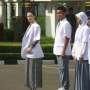 Ikuti Upacara Klinik Pancasila, Zaskia Gotik Kepanasan
