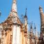 Gempa Merusak Dua Pagoda di Myanmar