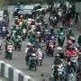 Larangan Motor Melintas di Sudirman