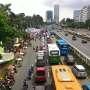 Buruh Sempat Tutup Jalan Depan DPR, Sekarang Dibuka Lagi