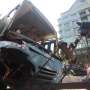 Bus Transjakarta Terguling