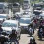 Antrean Panjang Kendaraan Padati Jalur Mudik Sukabumi