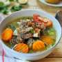 Hujan-hujan, Enaknya Makan Sup Tangkar Sapi