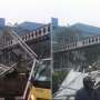 Jembatan Penyeberangan Orang di Pasar Minggu Roboh