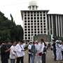 Jelang Demo, Arus Lalu lintas Mulai Tersendat