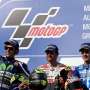 Marquez Terjatuh, Crutchlow Finis Pertama Diikuti Rossi