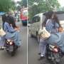 Aksi Anak Sekolah Boncengan Motor Ini Bikin Geleng-geleng Kepala