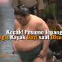 Kocak! Pesumo Jepang Nangis saat Disuntik