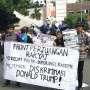 Gelombang Demo Pemuda Anti Trump sampai di Jakarta
