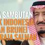 Beda Sambutan Anak Indonesia dan Brunei buat Raja Salman