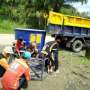 Kementerian PUPR Distribusi Air Bersih di Lokasi Banjir Sumbar