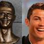 Patung Cristiano Ronaldo 'Dibully', Netizen: Nggak Mirip