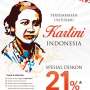 Hari Kartini, Ada Banyak Diskon untuk Perempuan, Asyik!