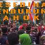 Amarah dan Tangis Pendukung Ahok