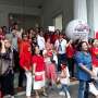Teriakan "Bebaskan Ahok" Menggema di Balai Kota