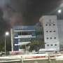 Bangunan Klinik di Belakang Museum Satria Mandala Terbakar
