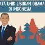 Disupiri Jokowi Sampai Galau Es Cendol, Ini 8 Fakta Liburan Obama