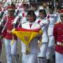 Ini Susunan Tim Merah Dalam Upacara Penurunan Bendera Merah Putih