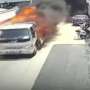 Heroik! Lelaki Kendarai Truk Terbakar, Selamatkan Banyak Nyawa