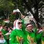 Tiga Artis Jalan Kaki Daftarkan PKB Jadi Peserta Pemilu 2019