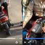 Terjaring Razia, Siswa SMP Menangis Sembari Peluk Motornya