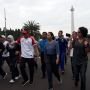 Jogging Bareng Rini, Sandiaga Selingi Pembahasan Proyek di DKI