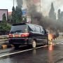 Mobil Dinas TNI Terbakar di Tol Tanjung Duren
