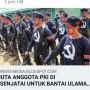 Sebar Hoaks 'PKI Dipersenjatai untuk Bantai Ulama', RPH Ditangkap