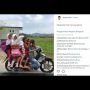 Nekad! Bocah Ini Bonceng Enam Naik Motor