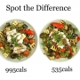 Terlihat Serupa, Salad Ini Memiliki Jumlah Kalori yang Berbeda